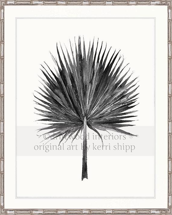 Fan Palm in Charcoal - Driftwood Interiors