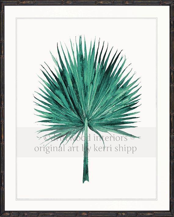Fan Palm in Emerald - Driftwood Interiors