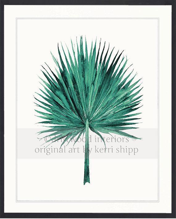 Fan Palm in Emerald - Driftwood Interiors