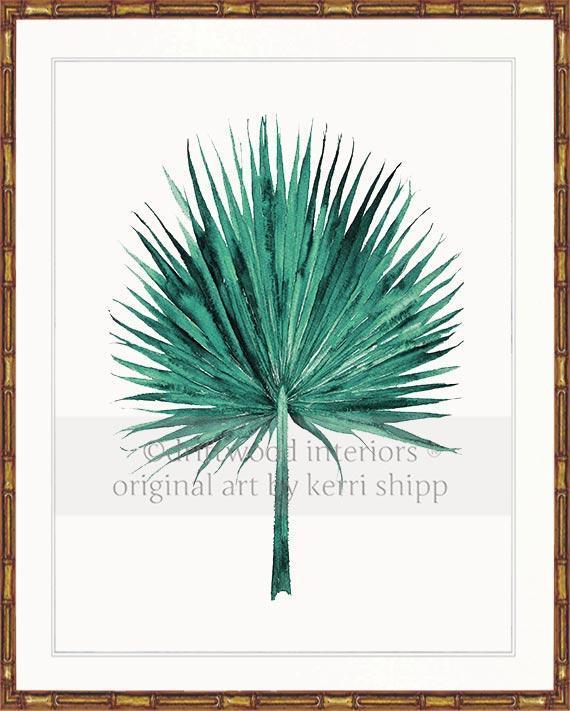 Fan Palm in Emerald - Driftwood Interiors