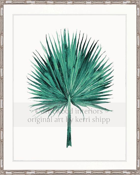 Fan Palm in Emerald - Driftwood Interiors