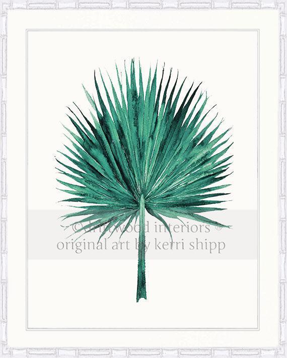 Fan Palm in Emerald - Driftwood Interiors