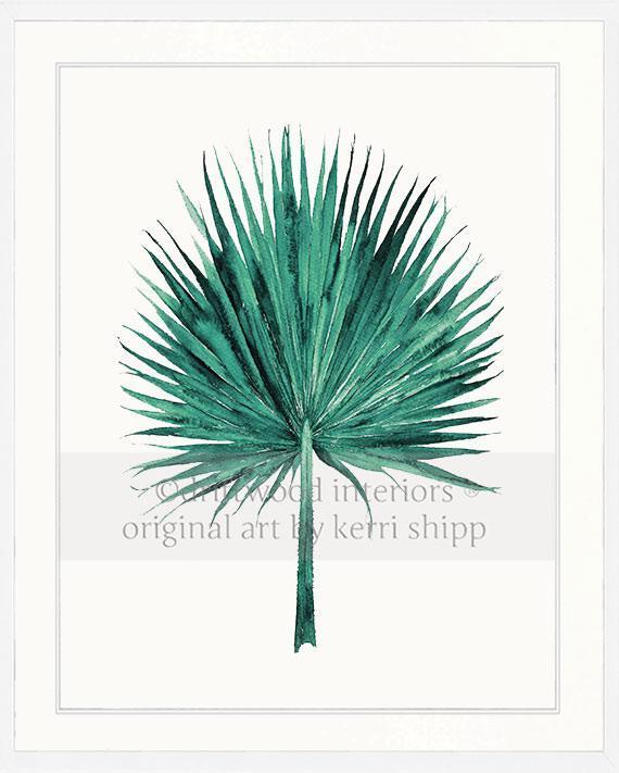 Fan Palm in Emerald - Driftwood Interiors