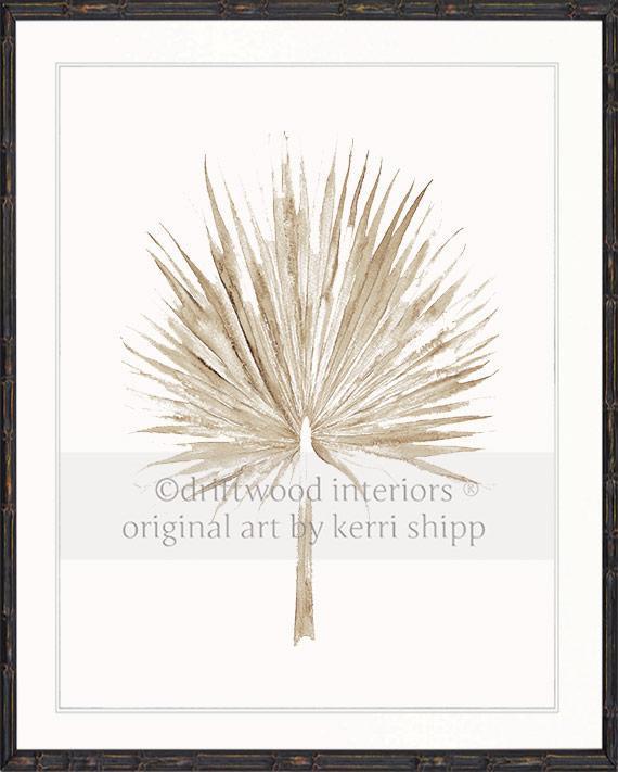 Fan Palm in Natural - Driftwood Interiors