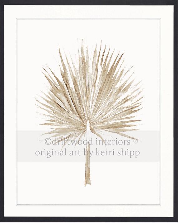 Fan Palm in Natural - Driftwood Interiors