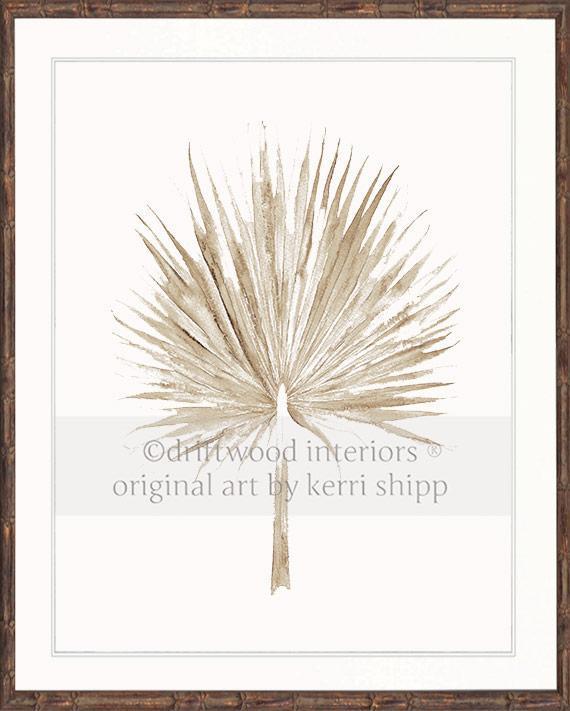 Fan Palm in Natural - Driftwood Interiors