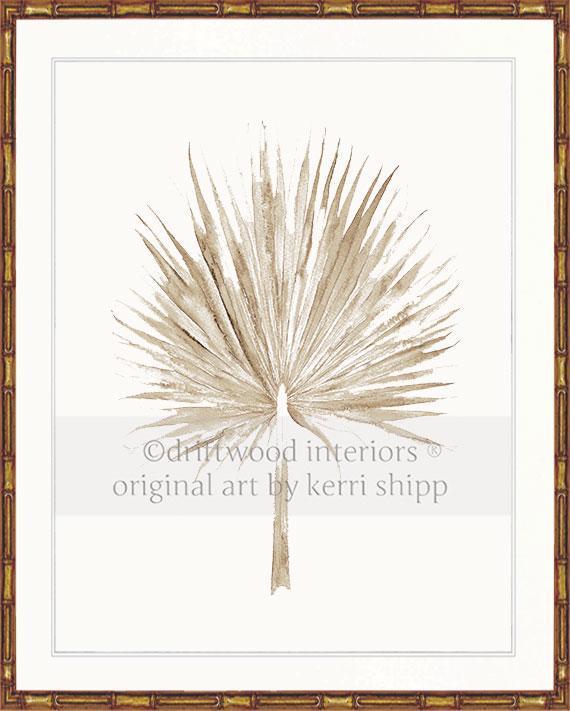 Fan Palm in Natural - Driftwood Interiors
