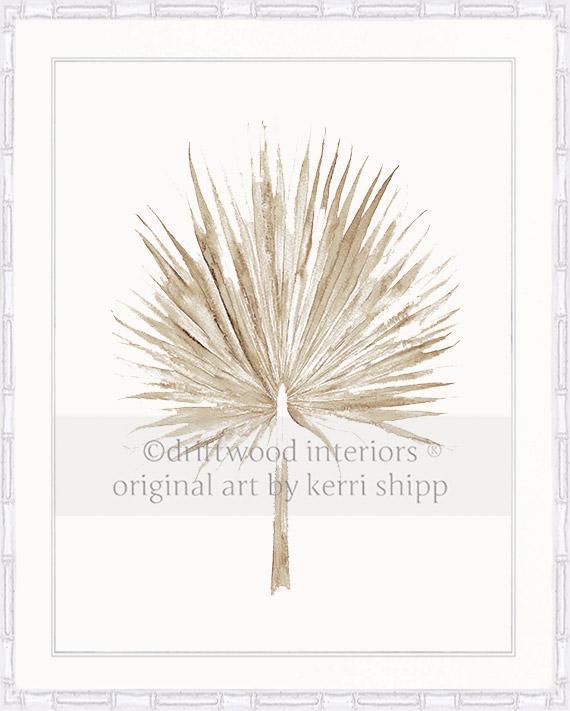 Fan Palm in Natural - Driftwood Interiors