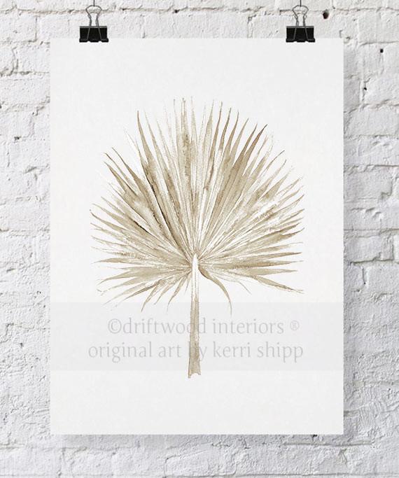 Fan Palm in Natural - Driftwood Interiors