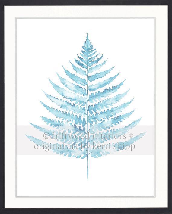 Fern I in Pale Blue - Driftwood Interiors
