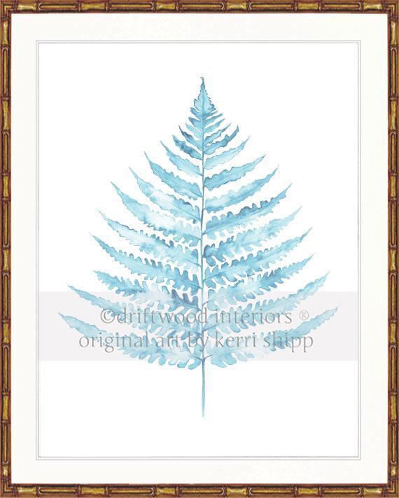 Fern I in Pale Blue - Driftwood Interiors