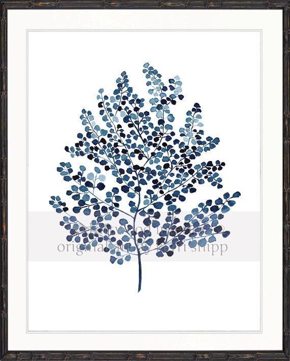 Fern II in Denim Blue - Driftwood Interiors