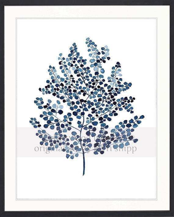 Fern II in Denim Blue - Driftwood Interiors