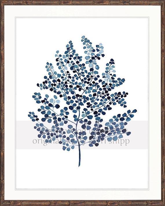 Fern II in Denim Blue - Driftwood Interiors