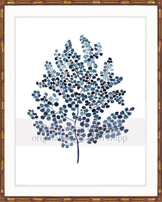 Fern II in Denim Blue - Driftwood Interiors