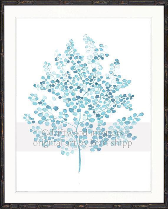 Fern II in Pale Blue - Driftwood Interiors