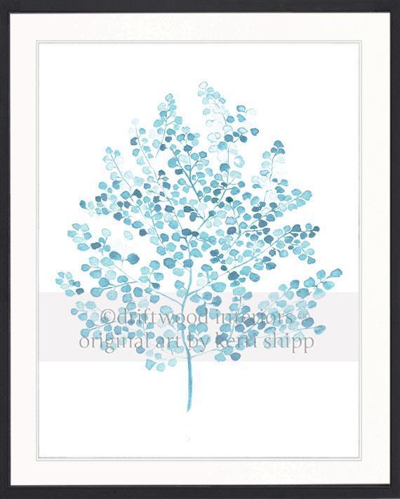 Fern II in Pale Blue - Driftwood Interiors