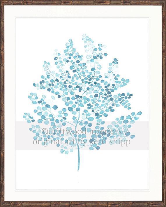 Fern II in Pale Blue - Driftwood Interiors