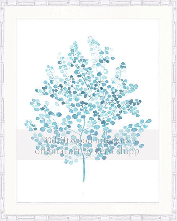 Fern II in Pale Blue - Driftwood Interiors