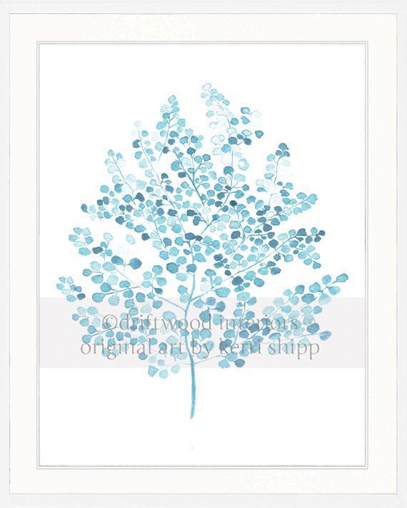 Fern II in Pale Blue - Driftwood Interiors