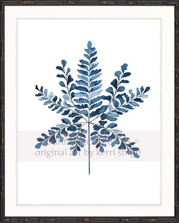 Fern III in Denim Blue - Driftwood Interiors