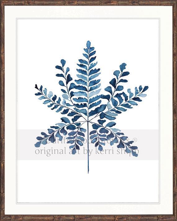 Fern III in Denim Blue - Driftwood Interiors
