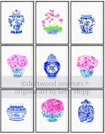 Bouquet in Flow Blue - Driftwood Interiors