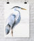 Great Blue Heron Bird Print - Driftwood Interiors