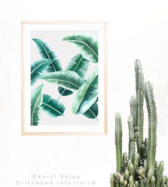 Banana Leaf II in Green - Driftwood Interiors