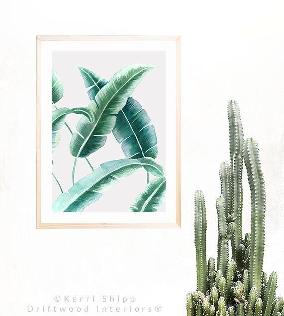 Banana Leaf III in Green - Driftwood Interiors