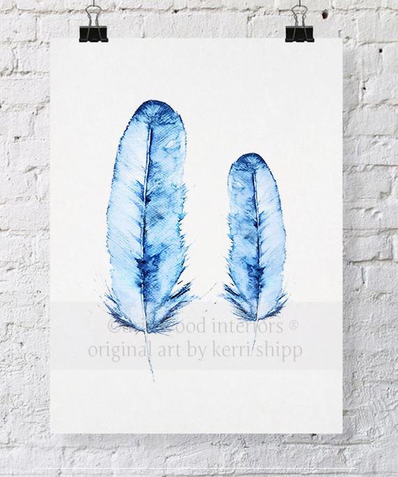 Kingfisher Pair in Denim - Driftwood Interiors