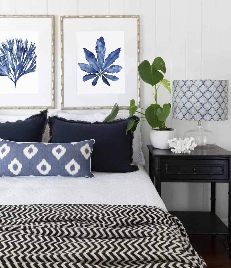 Sea Fan V in Denim - Driftwood Interiors