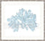 Designer Boys Art - Pale Blue Coral I Wall Art Print by Kerri Shipp in Silver Bamboo Frame