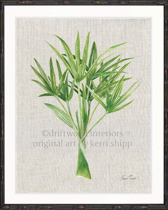 Palm Tree II - Driftwood Interiors