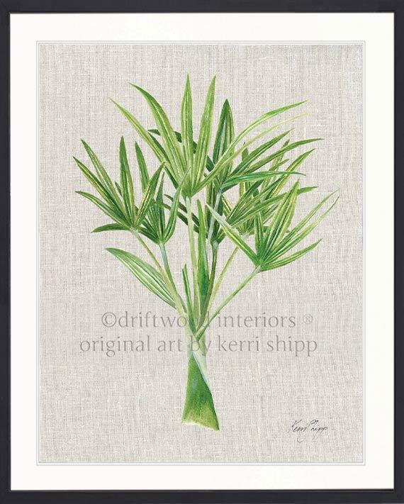 Palm Tree II - Driftwood Interiors