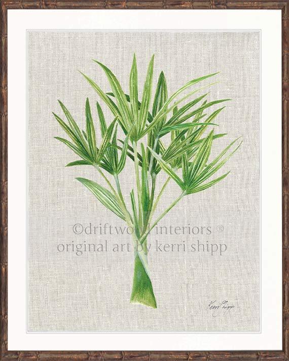 Palm Tree II - Driftwood Interiors