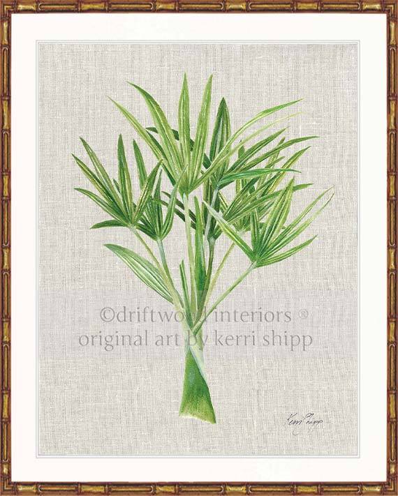 Palm Tree II - Driftwood Interiors