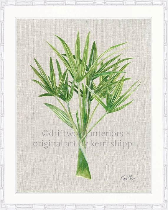 Palm Tree II - Driftwood Interiors