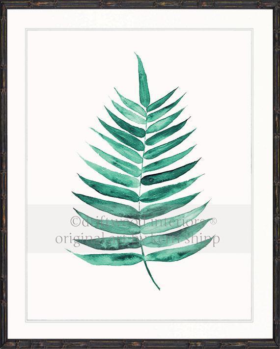 Palm Leaf in Emerald - Driftwood Interiors