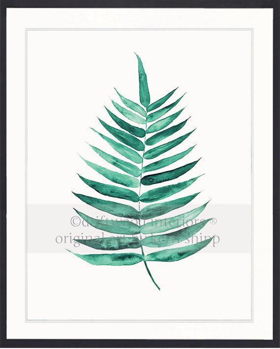 Palm Leaf in Emerald - Driftwood Interiors