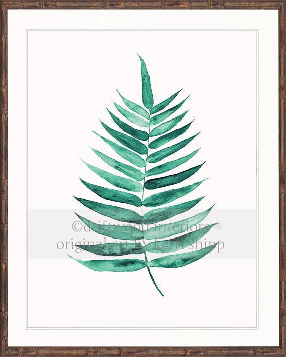 Palm Leaf in Emerald - Driftwood Interiors