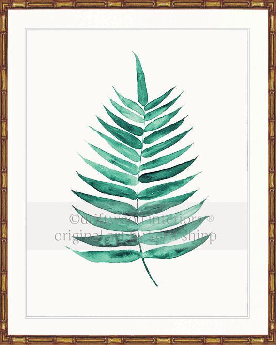 Palm Leaf in Emerald - Driftwood Interiors