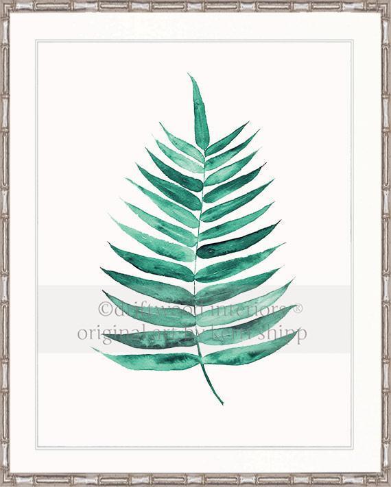 Palm Leaf in Emerald - Driftwood Interiors