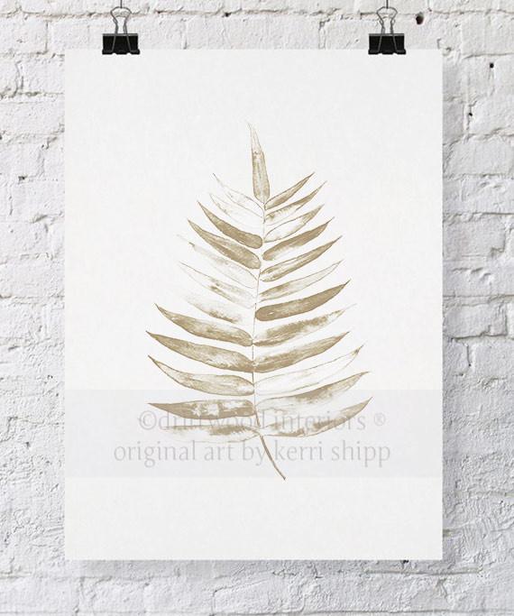 Palm Leaf in Natural - Driftwood Interiors