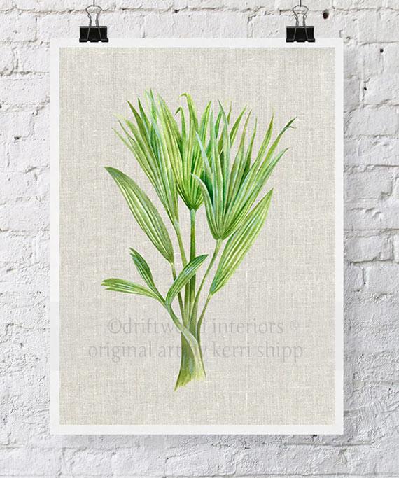 Palm Tree I - Driftwood Interiors