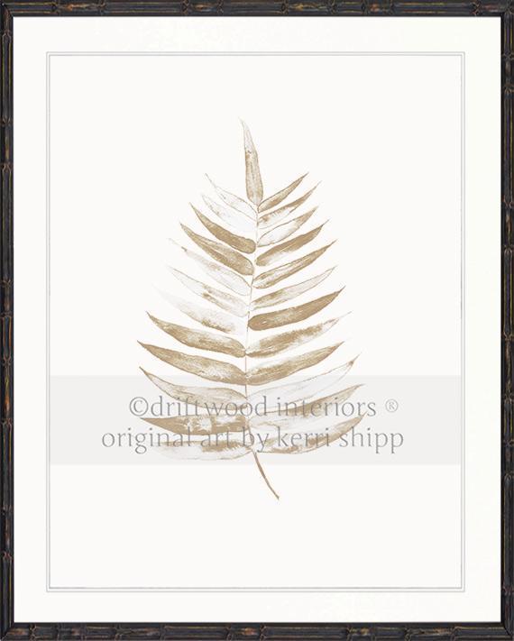 Palm Leaf in Natural - Driftwood Interiors