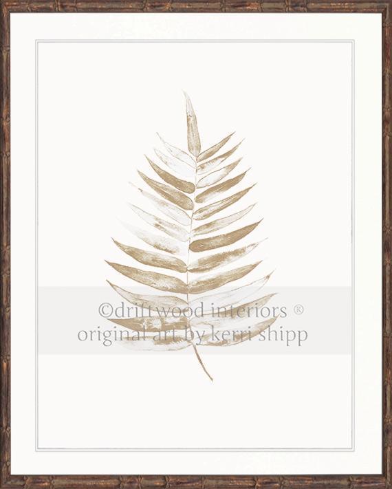 Palm Leaf in Natural - Driftwood Interiors