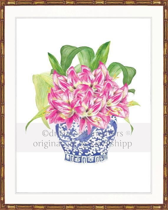 Pink Hippies in Chinois Blue - Driftwood Interiors