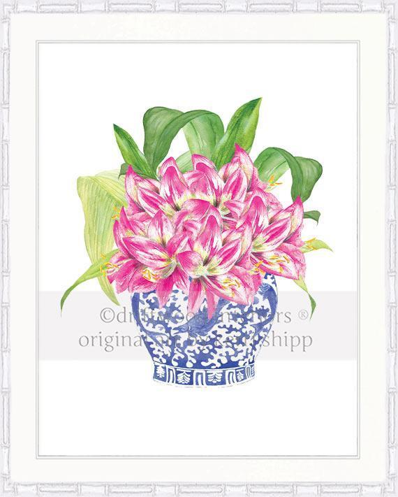 Pink Hippies in Chinois Blue - Driftwood Interiors