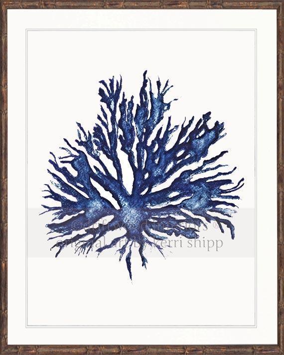 Sea Coral II in Denim - Driftwood Interiors